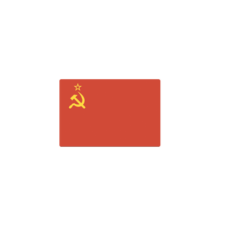Union of Soviet Socialist Republic Flag (1922-1991) Production Tray