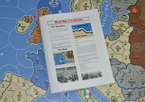 Printed Word War II in Europe Rule Book