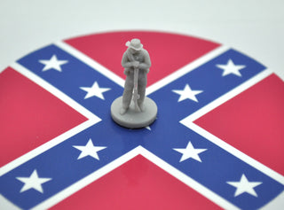 3D Printed 1/72 Scale American Civil War Confederate Soldier (x10)