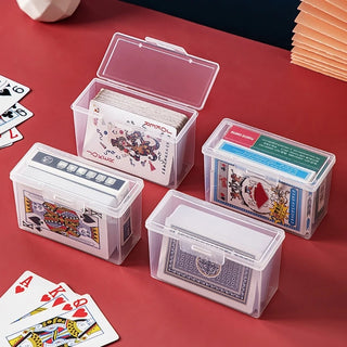 Clear Plastic Playing Card Case/Storage Box