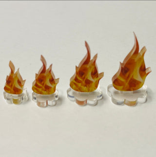 Printed Flame Damage Marker (x5)