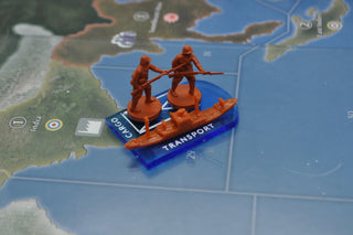 Transport-Cargo Marker 1.75” x 1.15” (1/8” Thick) | Set of 5