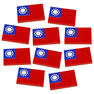 Acrylic Flag of Nationalist China Token (x10)