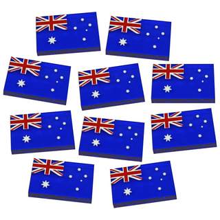 Acrylic Flag of Australia Token (x10)