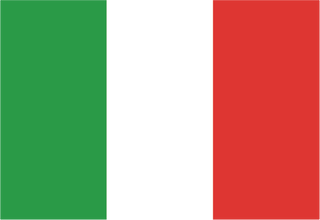 Acrylic Tri-Colored Italian Flag Token (x10)