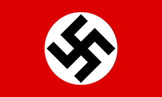 Acrylic WW2 Nazi Flag Token (x10)
