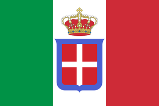 Acrylic Flag of Italy (1861-1946) Token (x10)