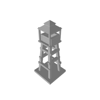3D Printed Watch Tower/Airfield Tower (x10)
