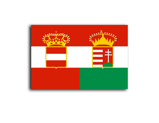 Acrylic Flag of Austria Hungry Empire Token (x10) - Combat Miniatures