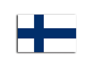 Acrylic Flag of Finland Token (x10) - Combat Miniatures
