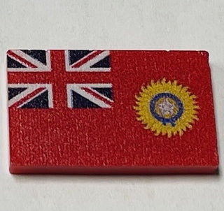 Acrylic Flag of India Token (x10) - Combat Miniatures