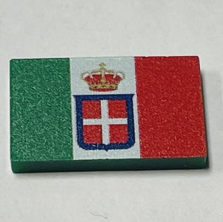 Acrylic Flag of Italy (1861 - 1946) Token (x10) - Combat Miniatures