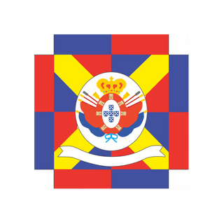 Acrylic Napoleonic Flag of Portugal Token (x10) - Combat Miniatures