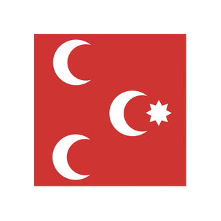 Acrylic Napoleonic Flag of the Ottoman Empire Token (x10) - Combat Miniatures