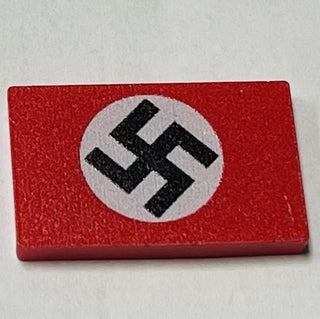 Acrylic WW2 Nazi Flag Token (x10) - Combat Miniatures