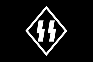 Acrylic WW2 SS Flag Token (x10) - Combat Miniatures