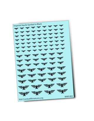 Aquila Symbol Waterslide Decal - Combat Miniatures