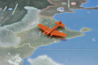 Axis & Allies 1941 Japanese Bomber Replacement Miniature (He - 111 Style) – Orange - Combat Miniatures
