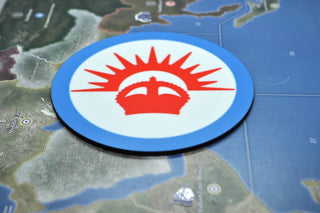 Axis & Allies ANZAC Roundel 4.4” x 4.4” Mobilization / New Build Tray | Glossy Hardboard - Combat Miniatures