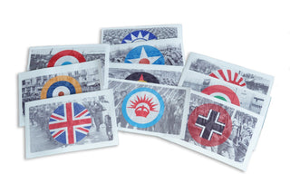 Axis & Allies Global 1940 Combat Label Pack Image with Roundel - Combat Miniatures