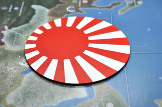 Axis & Allies Japanese Roundel 4.4” x 4.4” Mobilization / New Build Tray | Glossy Hardboard (Copy) - Combat Miniatures