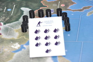 Oil Resource Stickers & Oil Barrel Marker Set (10 Pack)
