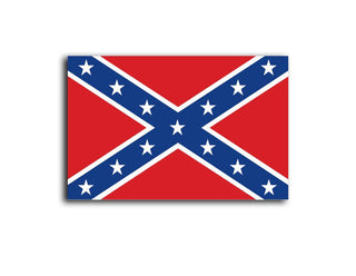 Battle Flag of Confederate States of America Acrylic Token (x10) - Combat Miniatures