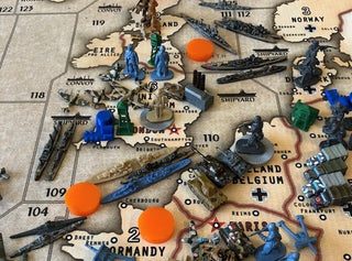 Blank 1/4" Thick .75" Round Acrylic Marker (x5) - Combat Miniatures