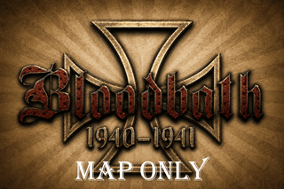 Bloodbath 1940-1941 BBR7 Map Only | WWII Strategy Wargame - Combat Miniatures