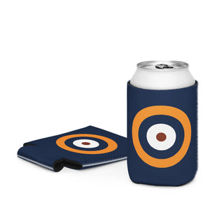 British Airforce Roundel Type A.1 On Blue Background Can cooler - Combat Miniatures