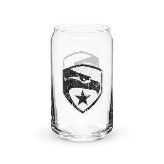 GI Joe Real American Hero Logo Can-shaped glass