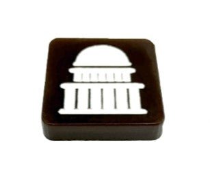 Capital/Victory City Acrylic Marker, Brown (x10) - Combat Miniatures