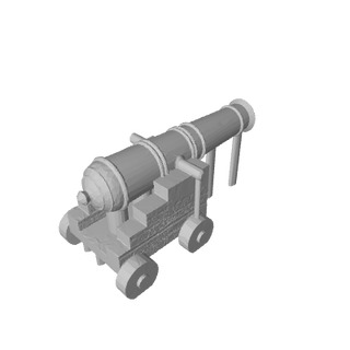 3D Printed 18th Century Naval Canon (x10)