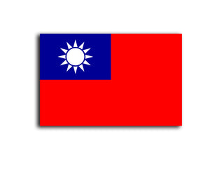 Chinese Flag 1912-1928 Acrylic Token (x10)