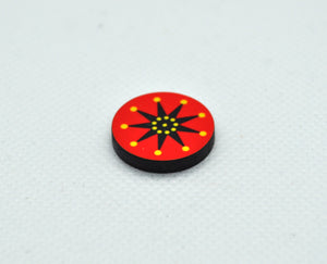 Chinese Army Wuhan Flag 1911-1928 Roundel (x10)
