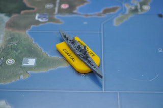Coastal Battleship Designation Acrylic Marker, Set of 10 - Combat Miniatures