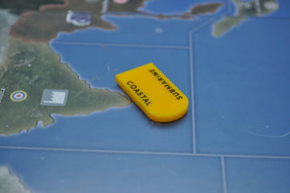 Coastal Submarine Designation Acrylic Marker, Set of 10 - Combat Miniatures