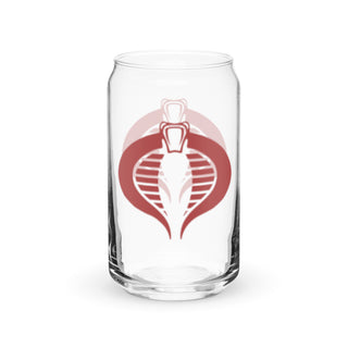 Cobra Logo in Red Can - shaped glass - Combat Miniatures