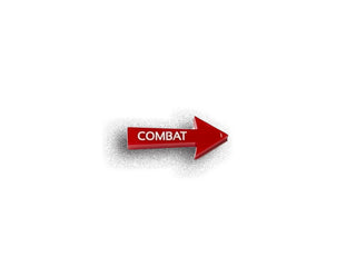 Designation Combat / Non-Combat Marker (Acrylic), Set of 5
