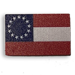 Confederate States of America 1861 - 1865 Acrylic Flags – 23×14mm Marker Set of 10 - Combat Miniatures