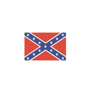 Confederate States of America Battle Flag (1863 - 1865) Production Tray - Combat Miniatures