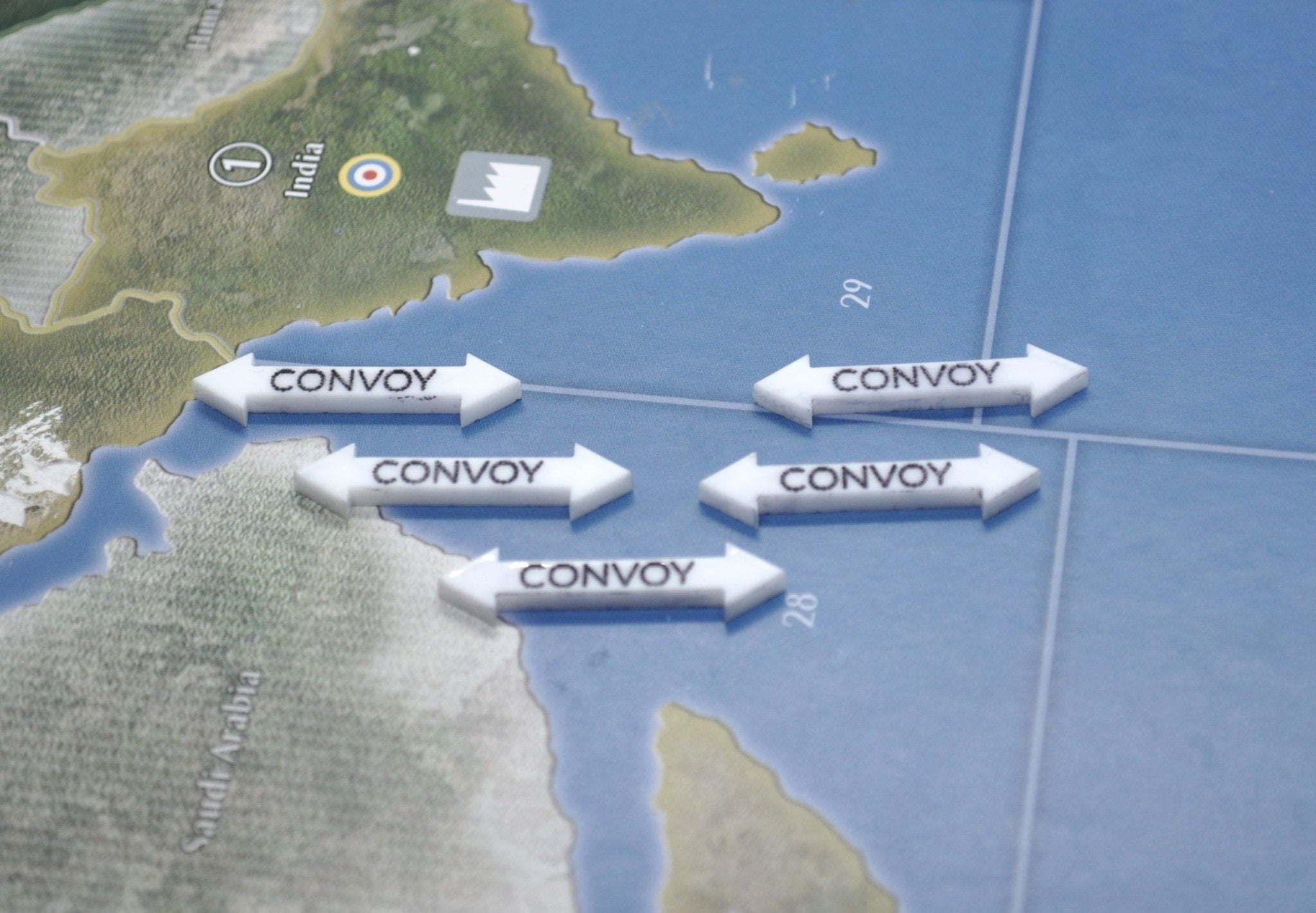 Convoy Route Designation Marker (x10) - Combat Miniatures