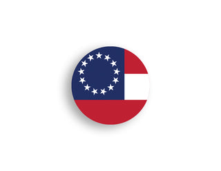 Confederate Sates of America Flag 1861-1865 Roundel | Set of 10