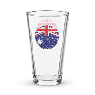Custom Australian Flag Roundel Shaker pint glass - Combat Miniatures