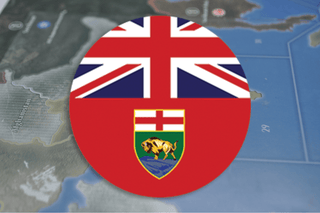 Custom Canadian Flag Roundel 4.4” x 4.4” Mobilization / New Build Tray | Glossy Hardboard - Combat Miniatures