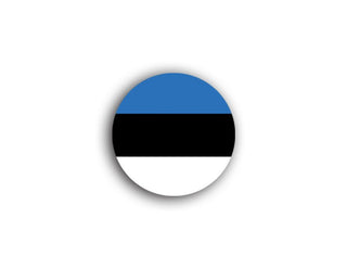 Custom Estonia Flag (1918-P) Roundel Markers, Set of 10 - Combat Miniatures