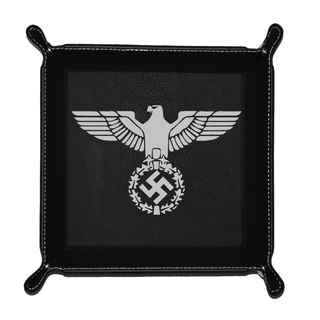 Custom Foldable Snap Dice Tray - Kreigsmarine Logo - Combat Miniatures