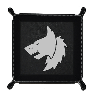 Custom Foldable Snap Dice Tray - Space Wolves Logo - Combat Miniatures