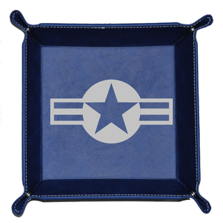 Custom Foldable Snap Dice Tray - US Star and Bars - Combat Miniatures