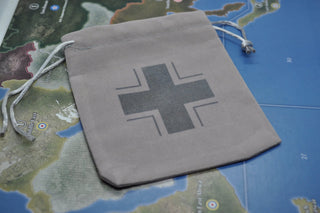 Custom German Balken Cross Dice Bag - Combat Miniatures